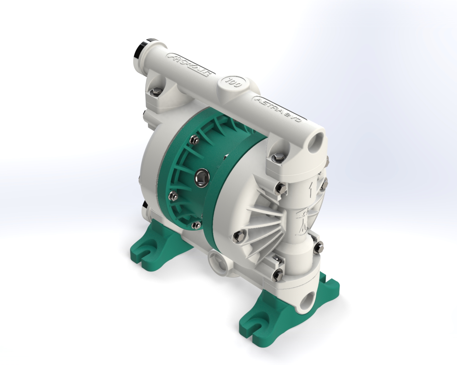 POMPA PNEUMATICA ASTRA EVO PP DDE100 WR N D D Z D G L L Con Riduzione di Corsa